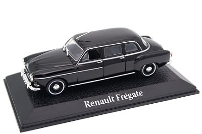Miniatura Renault Frégate 1959 Visite Eisenhower 1/43 Minichamps Preto