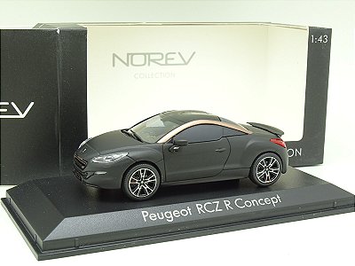 Miniatura Peugeot RCZ R Concept Frankfurt 2013 1/43 Norev Edição de Salão