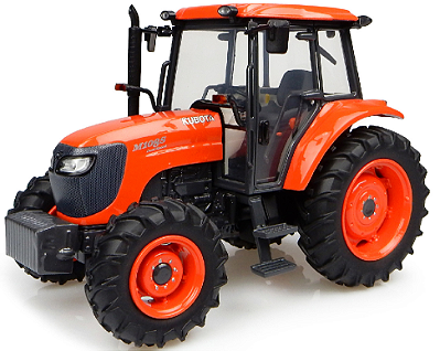 Miniatura Trator Kubota M108S 1/32 Universal Hobbies Laranja UH4899