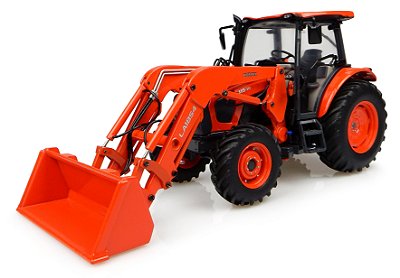 Miniatura Trator Kubota M5-111 com Carregador Frontal LA1854 1/32 Universal Hobbies UH4924