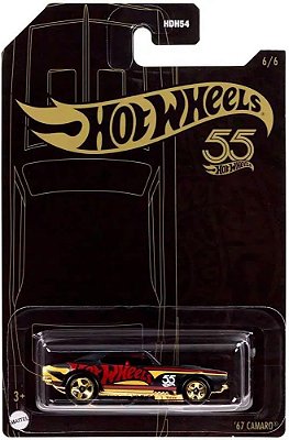 Miniatura 1/64 Hot Wheels Camaro 1967 55 Anniversary 6/6