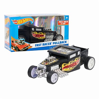 Miniatura Fricção Hot Wheels Fast Racer Pullback Bone Shaker