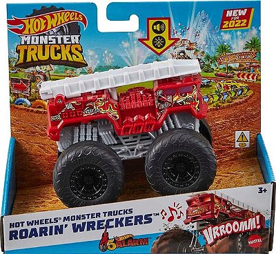 Miniatura Hot Wheels Monster Trucks Roarin Wreckers 5 Alarm