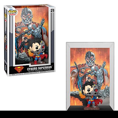 Funko Pop! Comic Covers DC Cyborg Superman #21 - Reign of the Superman