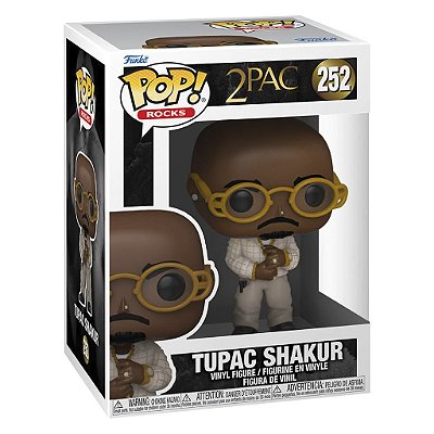 Funko Pop! Rocks 2Pac Tupac Shakur #252 Boneco de Vinil