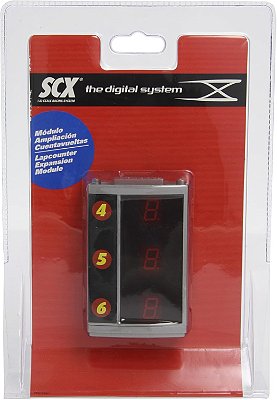 Módulo Contador de Voltas Digital SCX - Expansão Profissional de Pista 25010