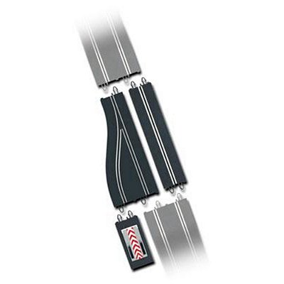 Trilho de Entrada de Reta Esquerda Pista De Autorama SCX Escala 1:32 (D02016X200)