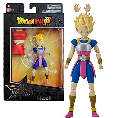 BONECO BANDAI DRAGON BALL SUPER DRAGON  SUPER SAIYAN CABBA