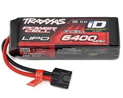 Bateria Para Automodelo LiPo Traxxas 3S 6400mAh com Tecnologia iD para TRX-4 e Slash