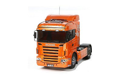 Caminhão RC Tamiya 56338 Scania R470 1/14 | Semi-Truck Orange Edition