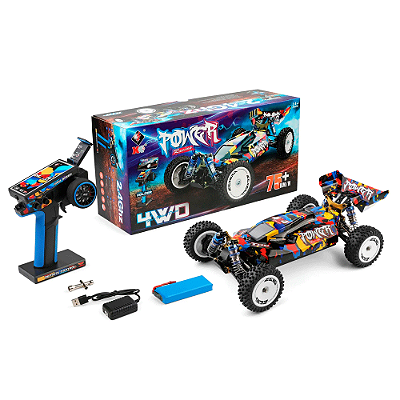 Automodelo Wl Toys 1/12 RC Power Racing 75KM 4WD 124007