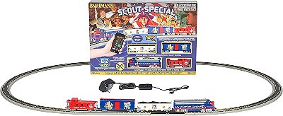Ferromodelismo Trem Elétrico Bachmann Scout Special E-Z Set HO - 01503 Completo