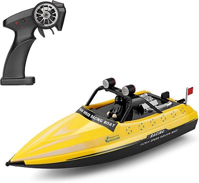 Lancha De Controle Remoto Wl Toys Jet Ship Mini  16km/h