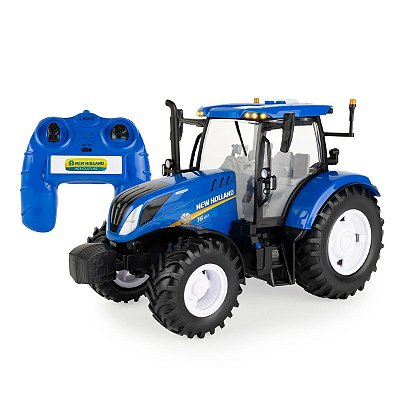 Trator De Controle Remoto New Holland T6.180 ERTL 1/16 47322