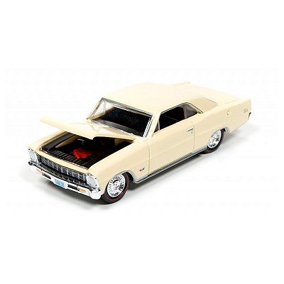 Miniatura Chevrolet Nova 1966 Vintage | Racing Champions Mint 1/64 Bege