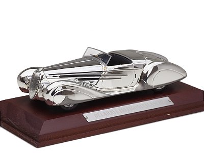 Miniatura Delahaye 135 MS Cromado 1/43 | IXO Models Colecionador