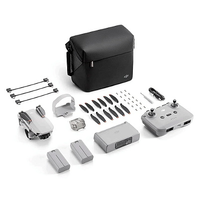 DJI Mini 4K Ultraleve <249g | Fly More Combo 3 Baterias | Estabilização 3 Eixos