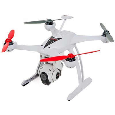 Drone Quadricóptero E-flite 350 QX3 com Gimbal de 2 Eixos e Câmera HD