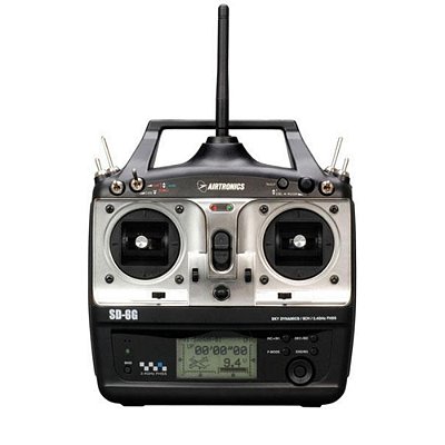 Rádio Para Automodelo Airtronics SD-6G 6CH 2.4GHz FHSS-1 6 Canais
