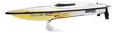 Lancha de Controle Remoto Mini Rio | Nautimodelismo Elétrico | Pronto para Navegar