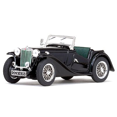 Miniatura MG TC Open Preto Vitesse 1/43 - Clássico Britânico