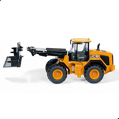 Miniatura Agrícola JCB 435S Siku Escala 1/32 Carregadeira de Rodas
