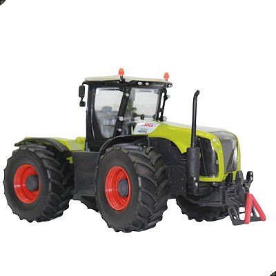 Miniatura Trator Agrícola Claas Xerion 5000 Siku Escala 1:32 com Cabine Giratória