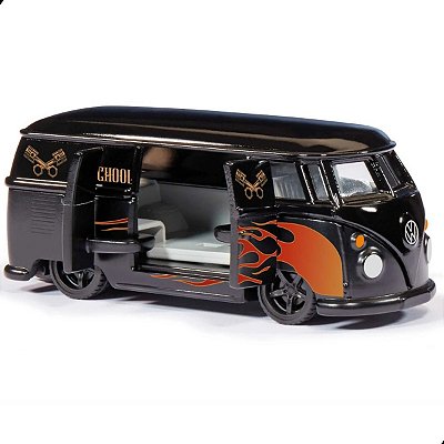 Miniatura Volkswagen Kombi VW T1 Custom Siku Escala 1/50 Diecast