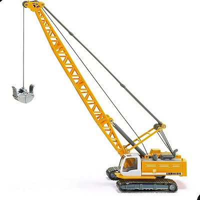 Miniatura Escavadeira Guindaste a Cabo Liebherr HS8100 Siku 1/87 Metal Diecast