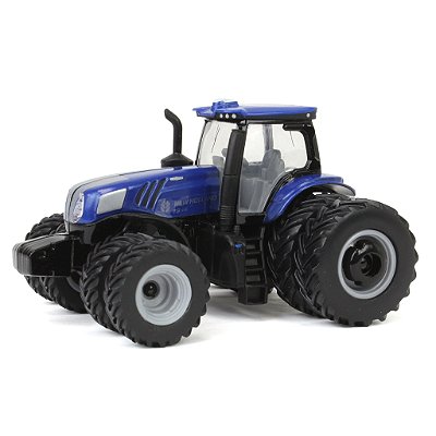 Miniatura Trator New Holland T8.415 1/64 Rodas Duplas Ertl