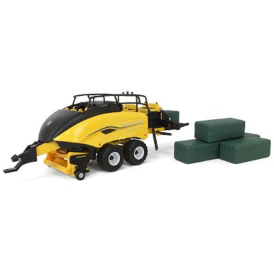Miniatura Enfardadeira New Holland Big Baler 340 Plus ERTL 61015 Escala 1/32 Com 6 Fardos