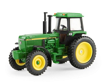 Miniatura Trator Agrícola John Deere 4955 ERTL Escala 1/64 Metal Diecast