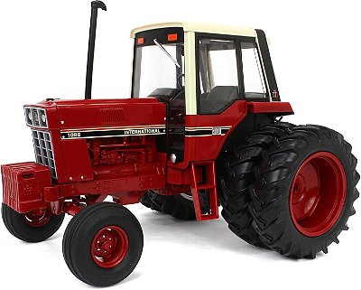 Miniatura Trator Agrícola International Harvester 1086 ERTL 1/16 Prestige Collection