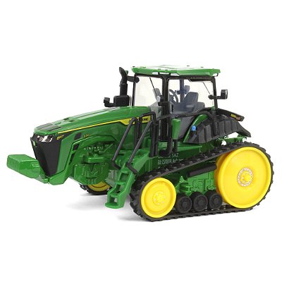 Miniatura Trator de Esteiras Agrícola John Deere 8RT 370 ERTL 1/64 Prestige Collection
