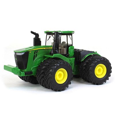 Miniatura Trator John Deere 9R 540 4WD Roda Duplas 1:64 ERTL