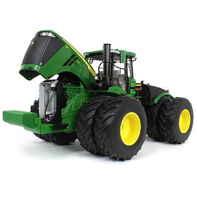 Miniatura Trator Agrícola Articulado John Deere 9R 540 ERTL Escala 1/16 Prestige Collection