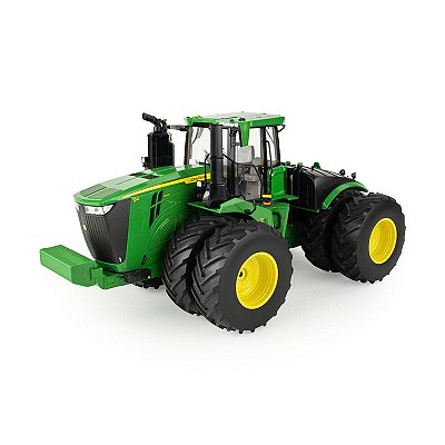 Miniatura Trator Agrícola John Deere 8R 410 ERTL Escala 1/32 Metal Prestige Collection