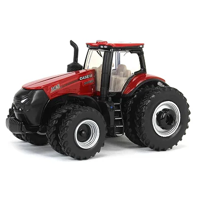 Miniatura Trator Case IH Magnum 385 com Rodas Duplas 1:64