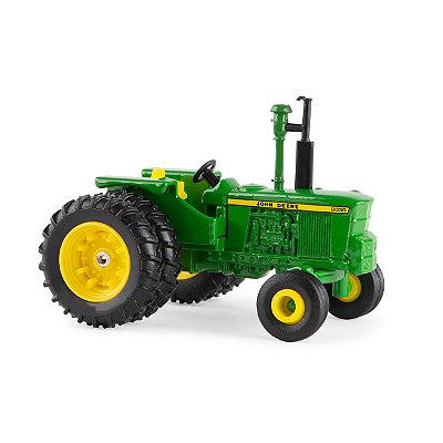 Miniatura Trator John Deere 6030 1:64 com Rodas Duplas