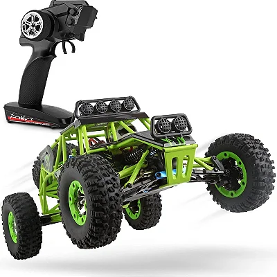 Automodelo WLtoys 12427 Across 1/12 4WD - 50km/h Off-Road Resistente à Água