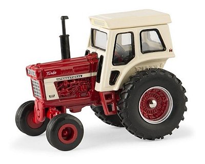 Miniatura Trator Agricola Case IH 1066 Farmall ERTL Escala 1/64 Metal Diecast
