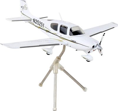Miniatura Avião GeminiJets Cirrus SR22 Escala 1:72