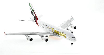 Miniatura Avião Airbus A380 Emirates Gemini Jets 1:200 Metal Diecast