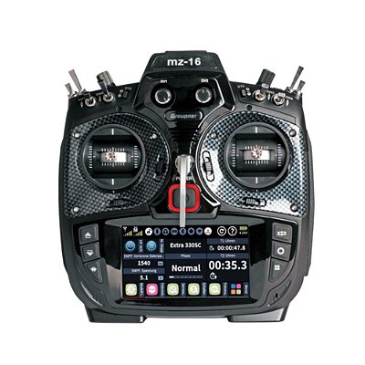 Rádio Controle Aeromodelo 16CH Grauppner MZ-16 S1047.US