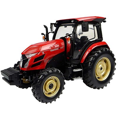 Miniatura Trator Yanmar YT5113 Universal Hobbies Escala 1:32 Metal Diecast Detalhado Licenciado