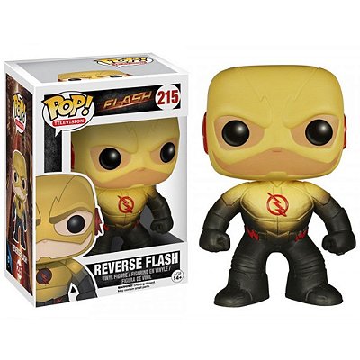 Funko Pop The Flash Reverse Flash #215 Pop! Heroes Vinyl 9,5 cm Colecionável