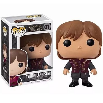 Funko Pop Game of Thrones Tyrion Lannister #01 Pop! TV Vinyl 9,5 cm Colecionável