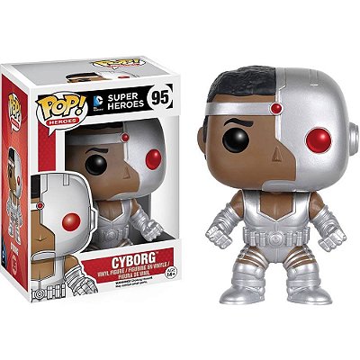 Funko Pop Heroes Cyborg #95 Pop! TV Vinyl 9,5 cm Colecionável