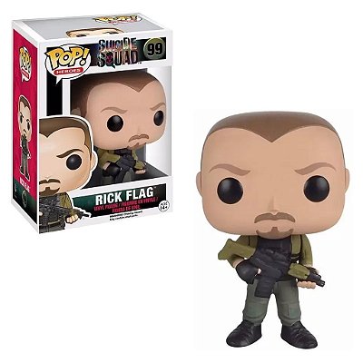 Funko Pop Heroes Rick Flag #99 Pop! TV Vinyl 9,5 cm Colecionável