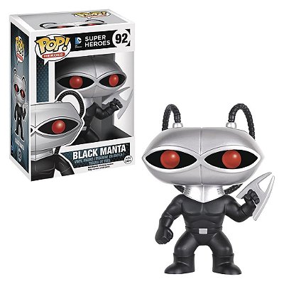 Funko Pop Heroes Black Manta #92 Pop! TV Vinyl 9,5 cm Colecionável